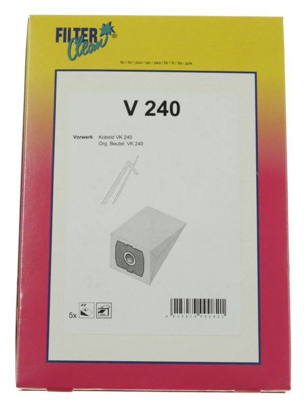 VORWERK Tiger VK 240/V240 (Nem gyári Vorwerk termék) papír porzsák VCB 0231