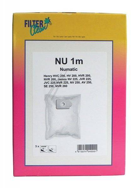 Numatic Henry - Serie/Hetty - Serie/James - Serie/NU1M szintetikus porzsák VCB 0075-2