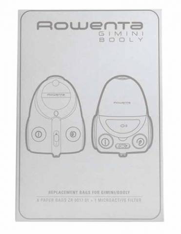 Rowenta Booly ZR 001701/Gimini ZR 001701/RO 1313.../ZR001701 papír porzsák VCB 0375