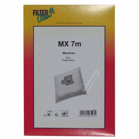Moulinex CE 1...4/CE 4.01/CE 4.03/CL 1/2.../MX7M szintetikus porzsák VCB 0188