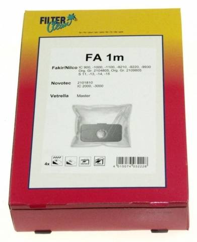 Fakir S11/S14/S15/IC 900.../FA1M szintetikus porzsák VCB 0070
