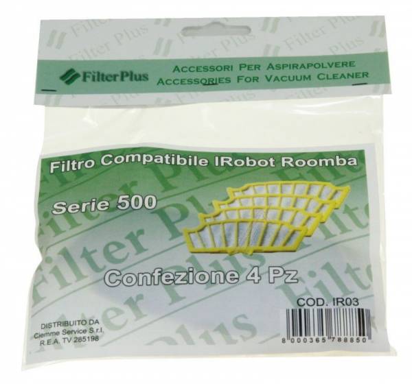 iRobot ROOMBA 562/535/521/550/531/585/581.../F60083 filter szett VCF 1148