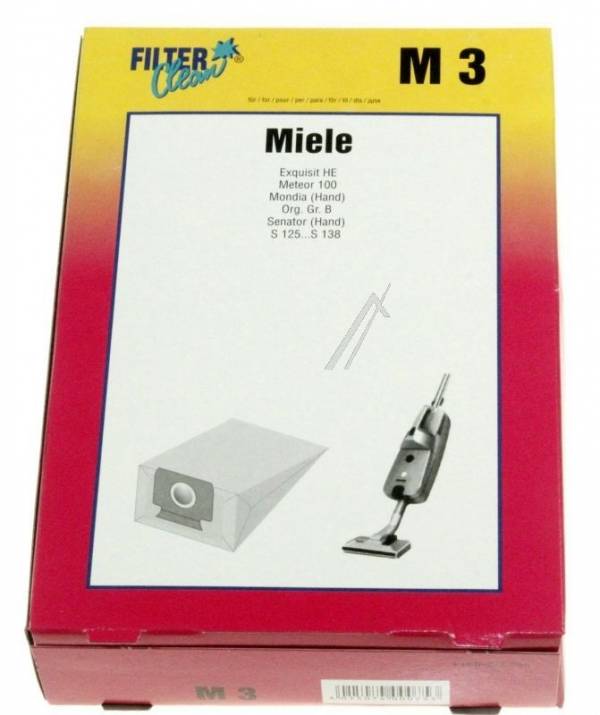 Miele Electronic../Exquisit../Senator../Special../Meteor.../M3 papír porzsák VCB 0185