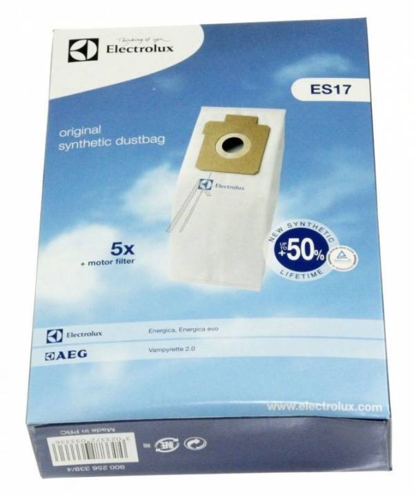 Electrolux Balai/Coccodrillo/Energica/ES17/9002563394 gyári szintetikus porzsák VCB 0042-3