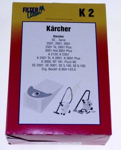 Kärcher A 2120/K 2501/K 2601/K 3001/SE 2001/WD 2.500M.../K2 papír porzsák VCB 0336
