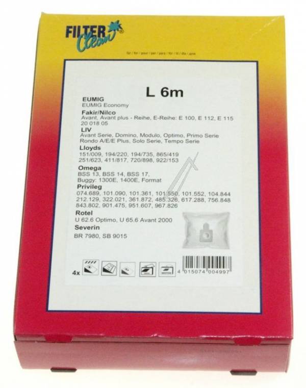 LIV Avant../Domatic../Domino../Modulo../Optimo../L6M szintetikus porzsák VCB 0026-2