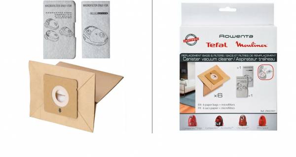 Rowenta Compacteo RO 1717/1721/1726/1733/1736.../ZR003901 gyári papír porzsák VCB 0054-2