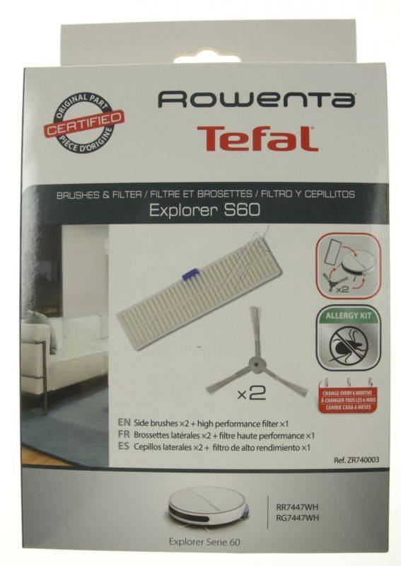 Rowenta RR7455WHNS0/RR7447WHNS0/RR7427WHNS0/ZR740003 szűrő készlet VCF 0388