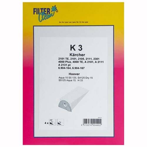 Kärcher A 2101/A 2100...2199/A 2131 PT/K 2301.../K3 papír porzsák VCB 0141